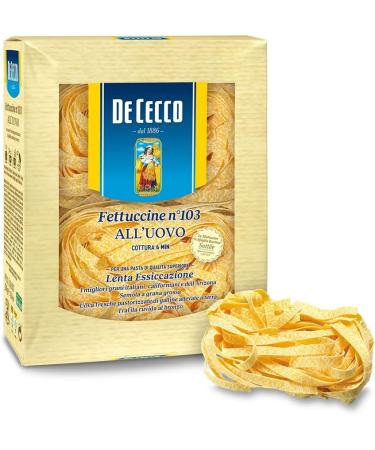  De Cecco De Cecco Fettuccine Egg 250 g (Pack of 10) - Buy Online on GoSupps.com