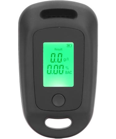 Rechargeable Alcohol Tester Three Color Indication Portable Breathalyzer with Hanging Hole Design USB Charging for Personal Use (Black) - Buy Online on GoSupps.com