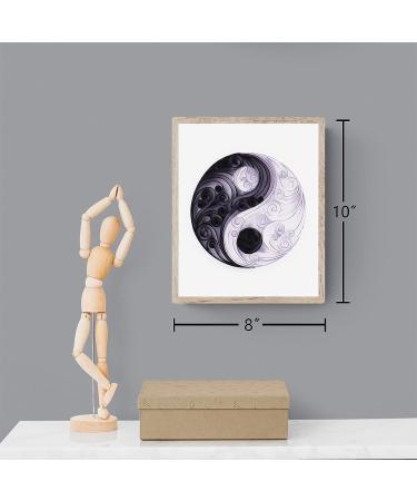 Uniquilling Quilling Kit Paper Quilling Kit for Adults Beginner  Handmade DIY Craft Quilling Paper Filigree Painting Kit Tools  Home Room Wall Art Decor Perfect Gifts   8*10-inch Yin Yang (Basic) Yin Yang Basic - Buy Online on GoSupps.com
