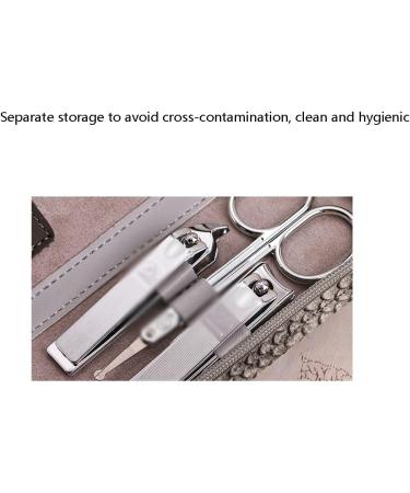 Nail Scissors Manicure Set Nail Clippers for Fingernail and Toenail Professional Nail Cutter with Tweezers Nail File for Everyday use Toenail Clippers (Color : Brown) - Buy Online on GoSupps.com