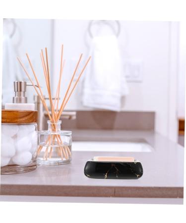 Ciieeo 3 Pcs Soap Box Soap Dish for Bathroom Sink Soap Bar Ceramic Soap Holder Popular Soap Dish Replacement Rotary Delicate Soap Dish Soap Dispenser Black Marble Travel Russia Ceramics - Buy Online on GoSupps.com