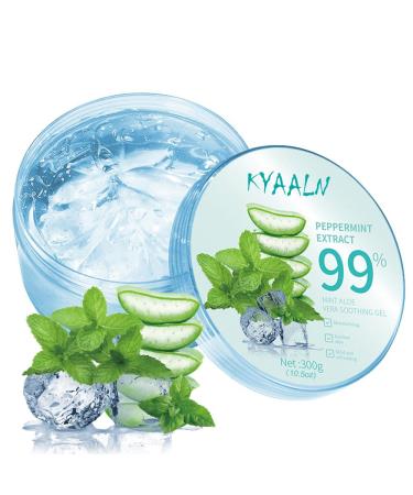 Aloe Vera Gel for Face & Body, Aloe Gel from Freshly Cut Leaves, Fast Absorbing & Non-Sticky, Deep Hydration & Moisturizing for Dry Skin, Sunburn Relief, After Shave, Hair & Scalp Care, All Skin Types