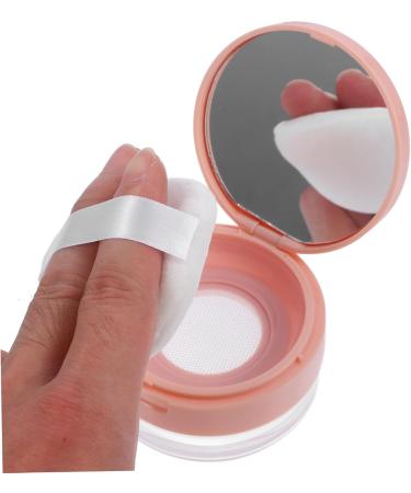 PAMINGONO 2pcs Portable Powder Box Highlighter Refillllable Powders Makeup Foundation Kit Plastic Black - Buy Online on GoSupps.com