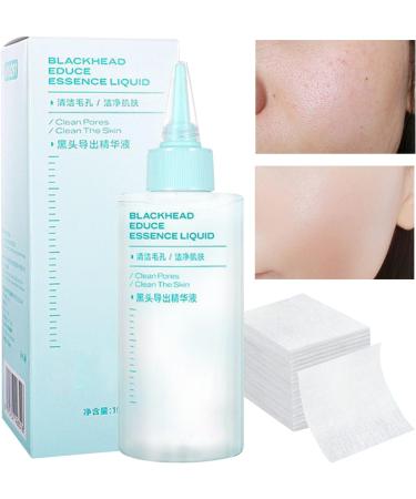 Nasal Skin Cleansing LiquidFace And Nose Dirty Skin Remover Solution 150ml Refreshing Fast Absorbing Solution With 50 Cotton Pads For Mothers Ladies Women Sisters Girlfriends - Buy Online on GoSupps.com