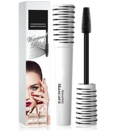 HOUSN Mascara Volume Mascara Waterproof Mascara Black Waterproof Fiber Mascara False Eyelash Effect Mascara Volumizing Effect Mascara Long Lasting No Smudging Mascara Lasting All Day