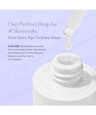 ACELABS Advanced Brightening & Anti-Aging Serum - Niacinamide Ceramide Hyaluronic Acid | Hydrate Tighten & Even Skin Tone - 1.01oz - Buy Online on GoSupps.com