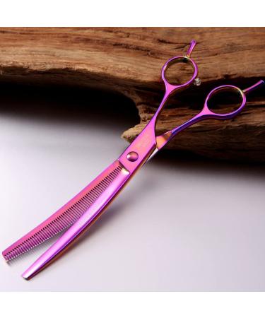 Fenice Peak 7.0'' Curved Thinning Shears | Professional Dog Grooming Scissors with 440C Steel Blades | Sharp & Durable for Dogs and Cats - Buy Online on GoSupps.com