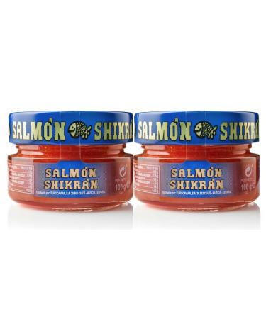 Eurocaviar - Shikran 100 gr x 2 uds Smoked salmon pearls - Promoo Pack