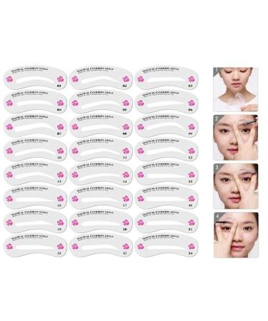 24 different eyebrow stencils handy small and cuddly for home school work and on the go