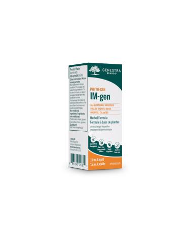 Genestra Brands - IM-gen - Sea Buckthorn English Walnut and Dog Rose Herbal Supplement - 15 ml Liquid