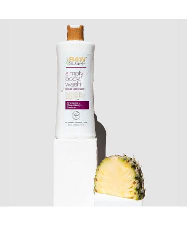 Raw Sugar Pineapple Maqui Berry Coconut Body Wash - 25 fl oz - Buy Online on GoSupps.com