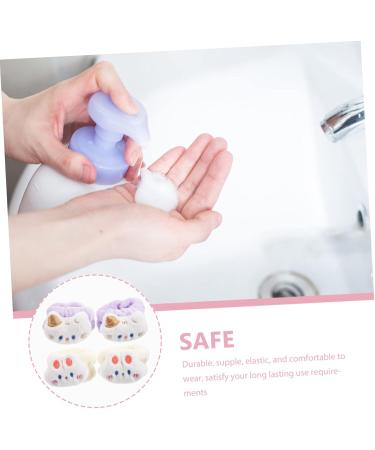 FRCOLOR 2paires Bracelets De Lavage De Visage Confortables Bracelets Absorbants Et Fille De Lapin Chat - Buy Online on GoSupps.com