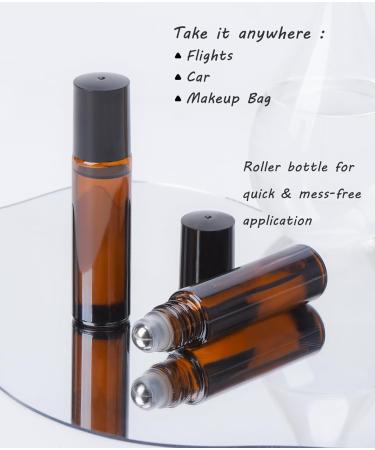 VRJEUGO Organic Castor Oil for Face Roll On Rollerball Deep Hydration for Skin Care and Hair Castor Oil Organic Cold Pressed Unrefined Glass Bottle 8oz with 2 Roller - Buy Online on GoSupps.com