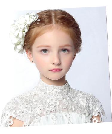 DOITOOL Decorative Hair Combs Crystal Flower Hair Comb Bridal Headpiece Hair Headgear Headband Diamond Headgear Bridal Hair Comb Tiara Korean Version Bride White Decorate - Buy Online on GoSupps.com