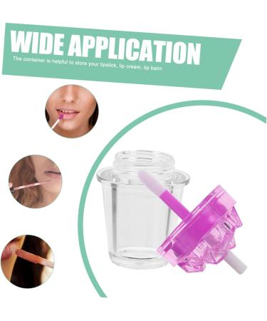 iplusmile 7Pcs Lip Gloss Reusable Lip Balm Bottles Transparent Makeup Containers For Lip Balm Lip Gloss For Travel Creative Use - Buy Online on GoSupps.com