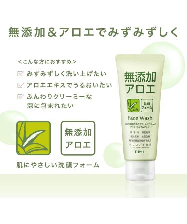  ROSETTE ROSETTE Face Cleansing Foam | Aloe No Additive 140g (Imported from Japan) - Buy Online on GoSupps.com