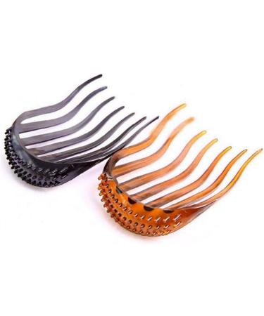 1pc Magic Hair Styling Insert Comb Bump It Up Volume Inserts for Donut Ponytail Fluffy Hair Comb Beauty Tool(black) - Buy Online on GoSupps.com