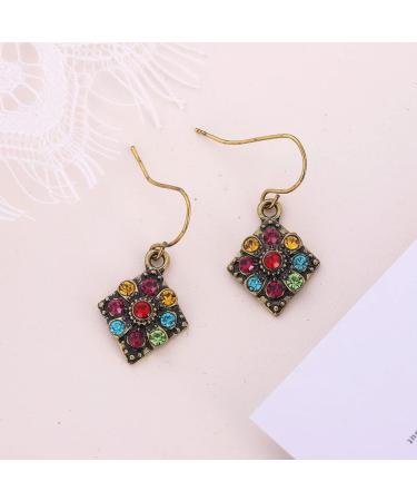 EXCEART 9 Pairs Bohemian Ethnic Earrings Rhinestone Earrings Retro Rhinestone Bohemian Jewelry Dangler Miss - Buy Online on GoSupps.com