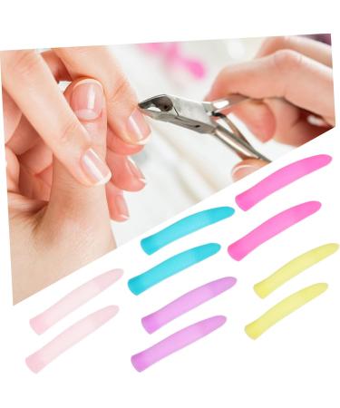 Beavorty 5 Pairs Cuticle Nipper Handle Sleeve Cuticle Trimmer Nipper Cover Nail Silicone Handle Cuticle Scissor Handle Sleeve Cuticle Handle Cover Silica Gel Non-Slip Anti-Fall Cover - Buy Online on GoSupps.com