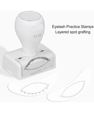 Lashes Extend Stamp Practice Convenient Makeup Aids Eyelash Practice Stamp 2ml Ink for Women for Cosplay (Style 4) - Buy Online on GoSupps.com