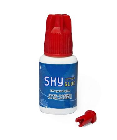 YTrade Glue SKY S+ 5ml | Maximum Retention | Waterproof | 7 Weeks Hold | Safe for Sensitive Eyes | Premium Eyelash Extension Supplies | 1 Pack Black - Buy Online on GoSupps.com
