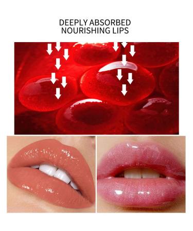 MAEPEOR Glitter Glossy Plumping Lipgloss - Peachy Pink Shade - Buy Online on GoSupps.com
