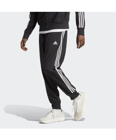 Buy adidas Men's 3-Stripe Woven Pants - Black/White | Stylish & Comfortable Athletic Wear for Every Occasion - Buy Online on GoSupps.com