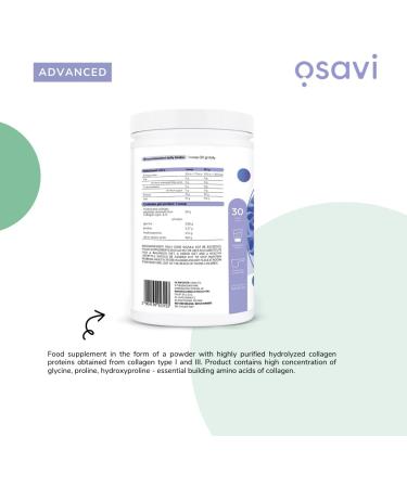 Osavi Collagen Peptides Hydrolyzed Type 1 & 3600g - Buy Online on GoSupps.com