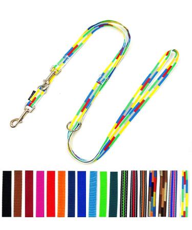 Dog linen Doppeleine adjustable 2m / 2.40m / 2.80m / 3.50m / 5m large dogs 20mm / 25mm (sailing (5 colored) 20mm 3.50m) Sailing (5 colored) 20mm 3.50m