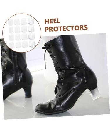 SHERCHPRY High Heel Shoes Heel Tips Caps - 48 Pairs Non-Slip Protective PVC Heel Cushions for All High Heels - International Shipping Available - Buy Online on GoSupps.com
