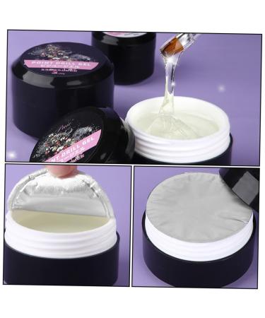 POPETPOP 1pc Disposable Glue Nail Diamonds Rhinestones Manicure Drill Sticking Tool Manicure Diy Glue Rhinestone for Nails Nail Gel Nail Art Sticking Accessory Liquid Drill Stickers Shaping 5x4cm As Shown - Buy Online on GoSupps.com