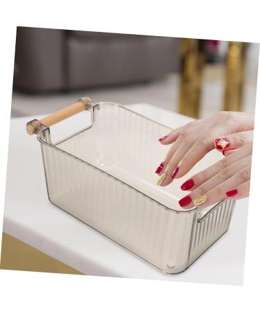 Housoutil manicure trending products 2023 care storage basket soaking container gel plate manicure tool manicure supply pill box household container supplies nail Popularity Beech 28x15.5cm Grey - Buy Online on GoSupps.com