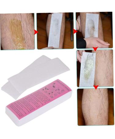 100pcs Disposable Wax Strips - Non-Woven Hair Removal for Face & Body | International Shipping - Buy Online on GoSupps.com