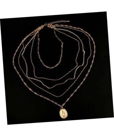 Yardenfun 5 J Necklace for Women Womens Necklace Lady Necklace Choker Necklace Collar Gem Miss Golden Necklace - Buy Online on GoSupps.com