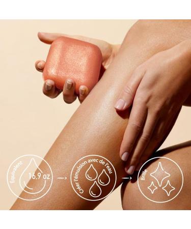 Senso Naturale Peach Gold Bronzing Oil Body Solid Illuminating Body Cream Moisturizing Glitter Nourishing and Scented for Women Neroli Tanning Cream Vitamin E Shea - Buy Online on GoSupps.com