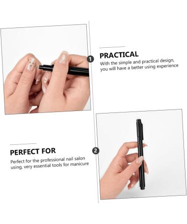 Mikinona 1pc Nail Art Pen Paintbrushes Black Pen Nail Pen Nail Tech Accessories Nail Art Beauty Tool Nail Art Painting Pen Nail Art Graffiti Pen Nail Tools Manicure Utility Pen Plastic - Buy Online on GoSupps.com