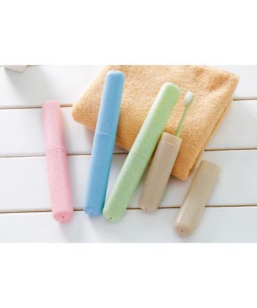 Portable Toothbrush Case Set - 4-Piece Travel & Camping Toothpaste Holder with Storage Box - Buy Online on GoSupps.com