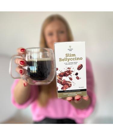 Golden Tree SlimBellyccino Caf Soluble Premium au Guarana la Racine de Chicor e et au Ginseng Caf Instantan sans Gluten ni Lactose 10 Sachets - Buy Online on GoSupps.com