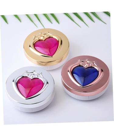 Buy Homsfou 4-Piece Contact Lens Container Set Stylish Interchangeable Cases with Mirror Film Perfect for International Shipping! - Buy Online on GoSupps.com