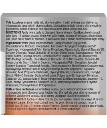 Neutrogena Rapid Firming Peptide Contour Lift Cream - Anti Aging Facial Contour Cream for Firmer looking Skin - 50 grams - Buy Online on GoSupps.com
