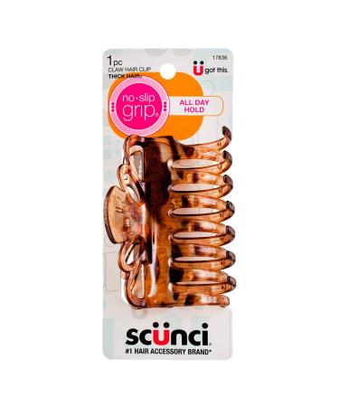 Scunci 17836 Large No-Slip Grip Jaw Hair Clip (Pack of 4) - Get a Strong Hold with These Hair Clips! - Buy Online on GoSupps.com