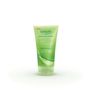 Simple Refreshing Facial Wash Gel  5 Ounce - Buy Online on GoSupps.com