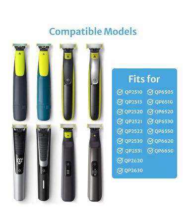 Philips Oneblade Guards 4Pcs Set for QP2510/QP2515/QP2520/QP2521 Stubble Combs - 1/2/3/5mm with Storage Case - Buy Online on GoSupps.com