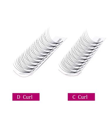 Shop Volume Eyelash Extensions D Curl 0.07mm | 5D Natural Long Single Eyelashes | Professional Cluster Fans (8-14mm) - Buy Online on GoSupps.com