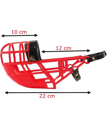 Buy Don Pare Muzzle Model 101 in Red - Ideal for Dog Racing Kennels & Car Travel | Amathings - Buy Online on GoSupps.com