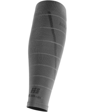 CEP Reflective Calf Sleeves Grey Men IV - Enhance Visibility and Performance - Buy Online on GoSupps.com