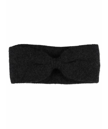 Zwillingsherz headband made of 100% cashmere - high -quality headband in uni design for women women girls - wool - hair band - warm and soft perfect for spring autumn winter - Anth 1 piece (1 Pack) anthracite