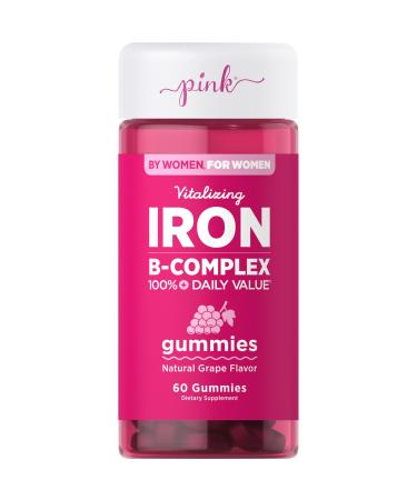 IKJ Vitalizing Iron Gummies Dietary Supplement 60 Gummies