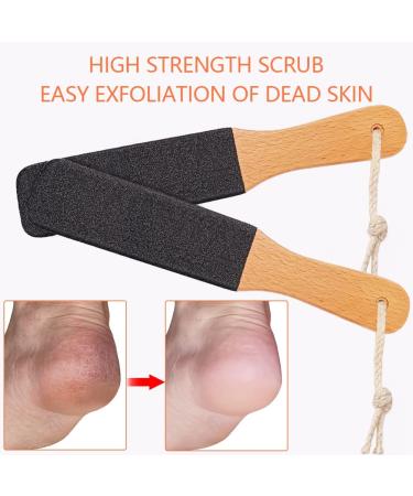 TOPMEET Foot File - Callus Remover & Pumice Stone for Dead Skin, Corns & Cracked Feet - Shower Pedicure Tool with Black Silicon Carbide - Buy Online on GoSupps.com