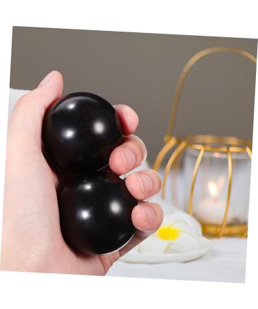 Gleavi Wooden Massage Balls - 2 Pack Handcrafted Chinese Stress Relief Balls for Gym & Wellness - Buy Online on GoSupps.com